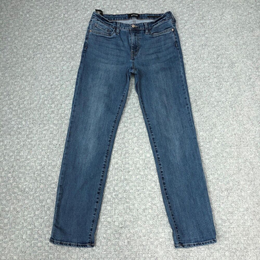 Buffalo David Bitton Jeans Womens 28 Medium Wash Gemma Mid Rise Slim Stretch Day